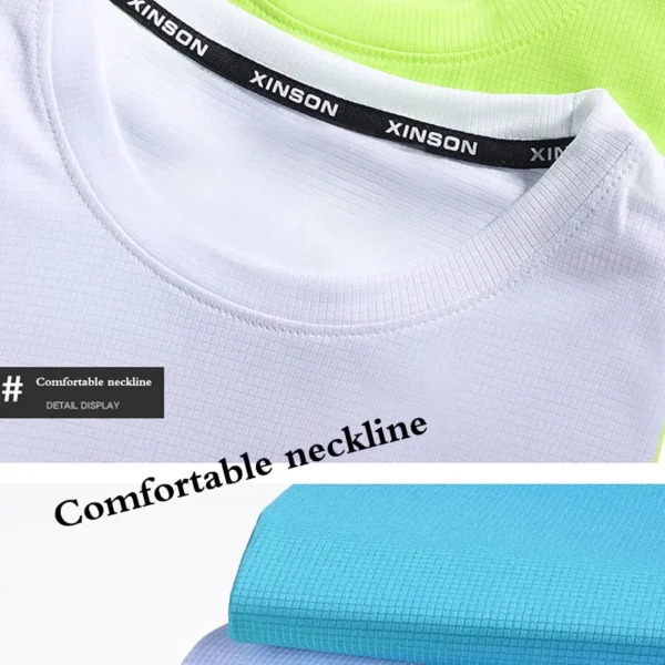 Quick Dry Clothes Men's Long Sleeve T-Shirt Breathable Sweat Absorption Fast Dry T Running Sports Top Outdoor Climbing Clothing - Image 3