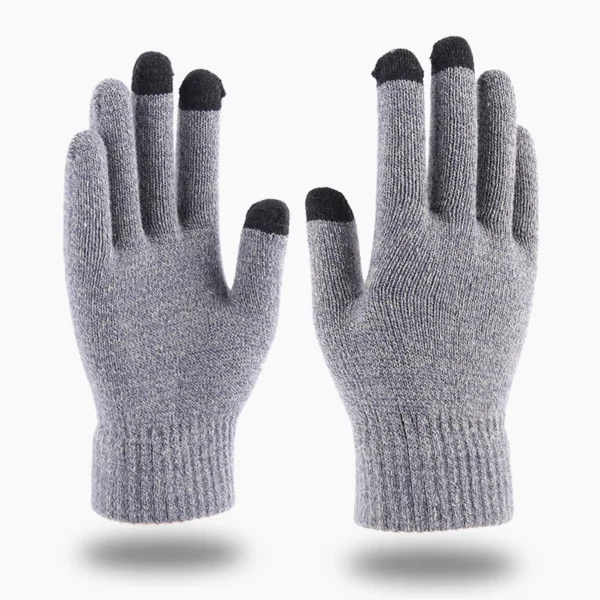 New Winter Men Knitted Gloves Touchscreen High Quality Male Mitten Thicken Warm Wool Cashmere Solid Women Business Gloves Autumn - Image 11