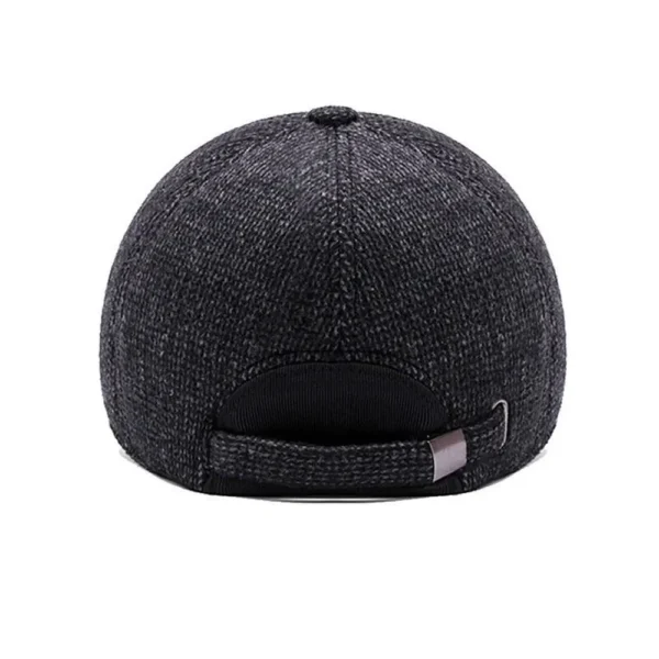 Retro Wool Winter Hats For Men Ear Cover Cap Sport Golf Baseball Caps Snap back Women Casquette Dad Hat Caps Earflaps Hats - Image 7