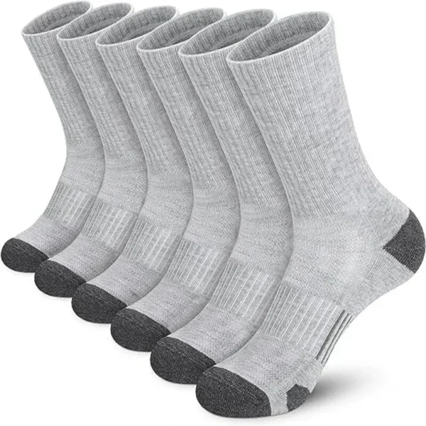 6/12 Pairs Men's Outdoor Gym Socks High Quality Comfortable Soft Ground-Gripping Football Large Size New Style - Image 2