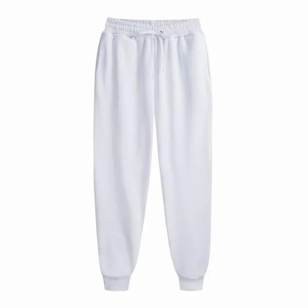 Men's Sweatpants Spring Autumn Fleece Pants Sport Long Pants Casual Drawstring Pockets Trousers Oversize Sweatpants For Men - Image 5