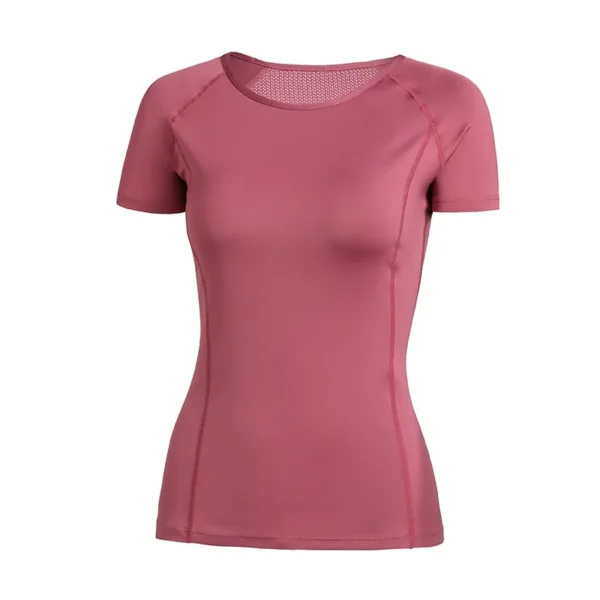 Ladies Sportswear Yoga Wear Women's Sports T-Shirt Plus Size Top Fitness Clothes Running - Image 6