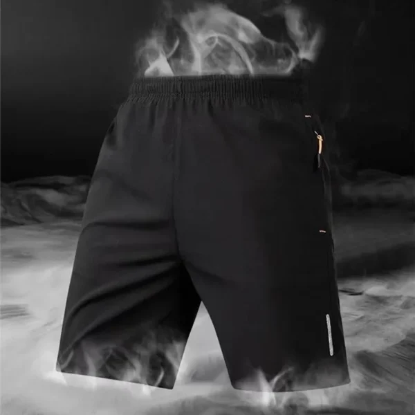 Summer Men Shorts Ice Silk Running Gym Sport Shorts Quick Dry Breathable Beach Short Pant Fitness Jogging Cool Casual Sportswear - Image 3
