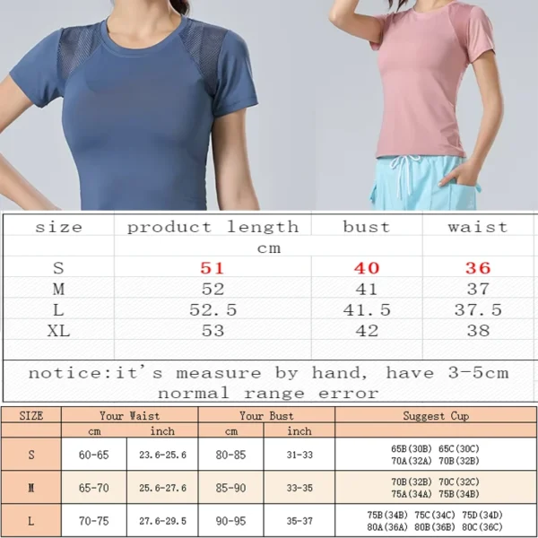 PofyBofy Mesh Stitching Reflective Strip Back Quick Dry Elastic Breathable Basic Short Sleeve Yoga T-shirt Women Gym Fitness Top - Image 6