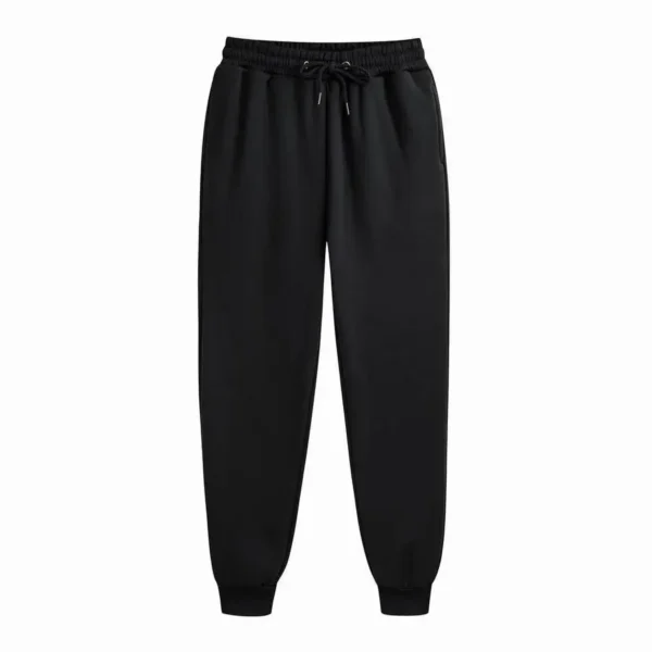 Men's Sweatpants Spring Autumn Fleece Pants Sport Long Pants Casual Drawstring Pockets Trousers Oversize Sweatpants For Men - Image 3