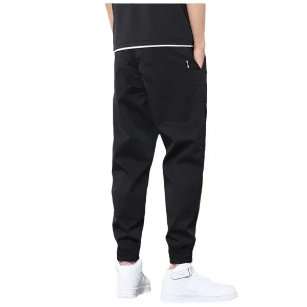 Casual Loose-Fit Men's Long Pants Trendy Sweatpants Thin Spring 9-Point Bunded Feet Pants Summer Workwear - Image 5